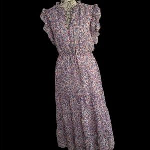 BB Dakota by Steve Madden floral ruffle dress women’s size S